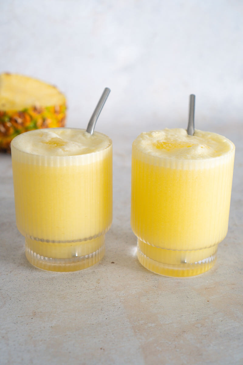 Piña colada mocktail