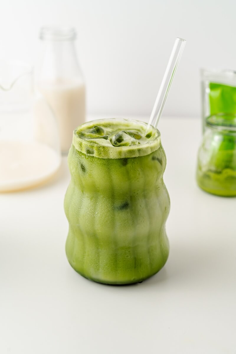 Iskold matcha-latte