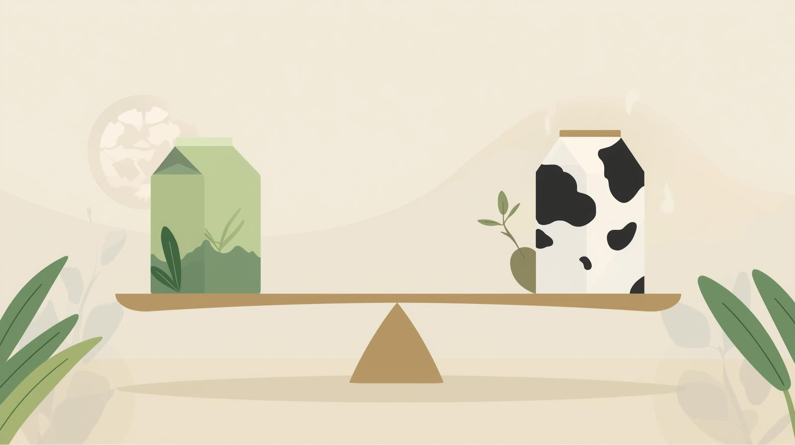 CO₂-avtryck: växtmjölk vs. komjölk