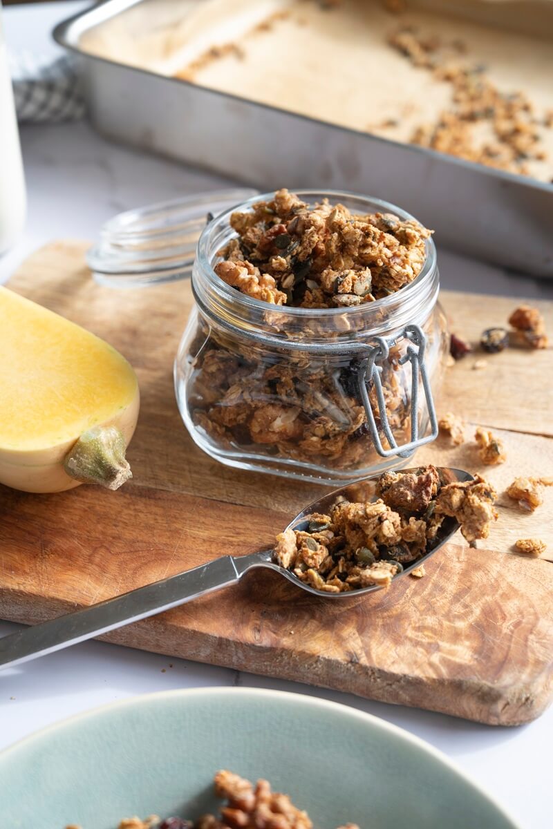 Granola med græskar-krydderier
